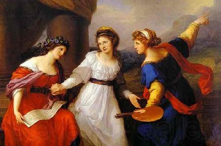 Angelica Kauffmann arts of Music and Painting